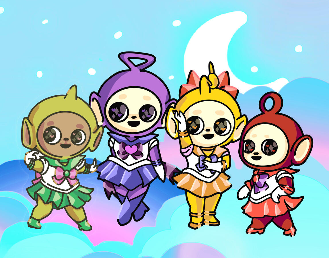 Cursed by the Moonlight. May 2023. A piece to capture the whimsy of nostalgia and contemporary cheeky humor.